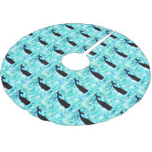 Blauwale Thunder_Cove Polyester Weihnachtsbaumdecke (Schrägansicht)