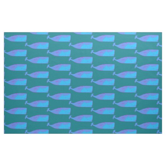 Blauwalmuster Stoff (Fat Quarter (45,7 x 55,9 cm))
