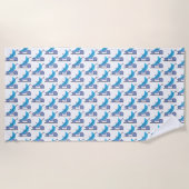 Blauwalze Strandtuch (Vorderseite)