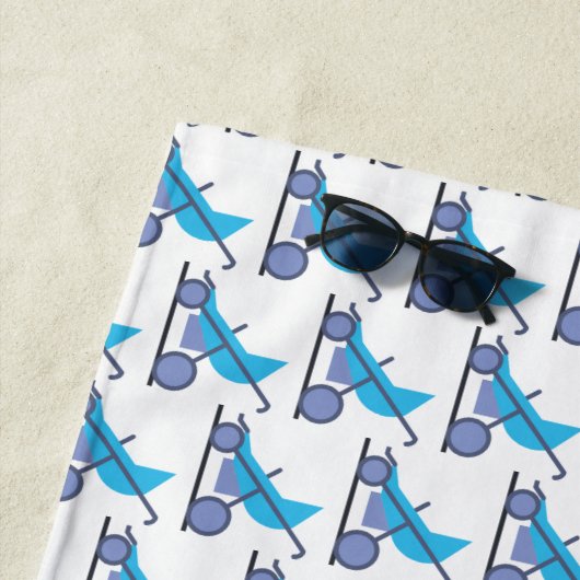 Blauwalze Strandtuch (Beispiel)