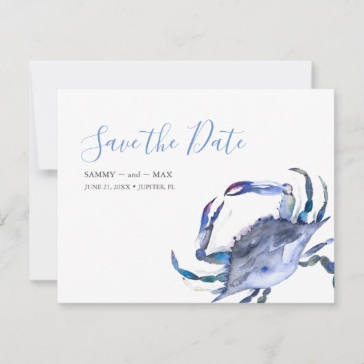 Blauwaschkrebse Save the Date (Vorderseite)