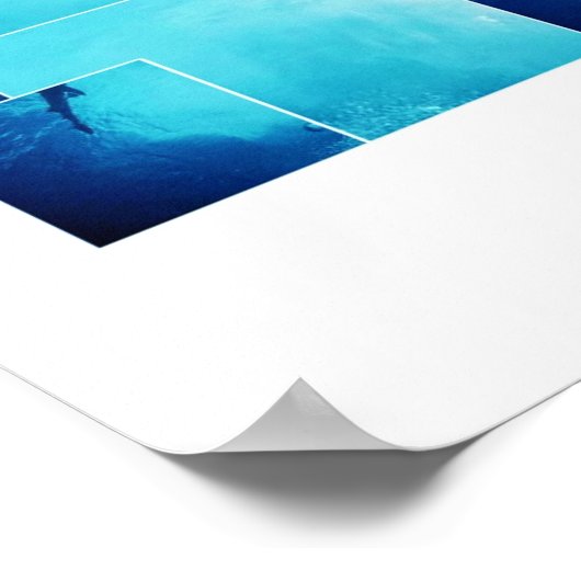 Blauwasser Poster (Ecke)