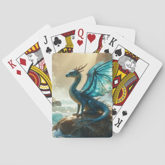 Blauwasserdrache Spielkarten (Rückseite)