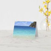 Blauwasserstrand Karte (Gelbe Blume)
