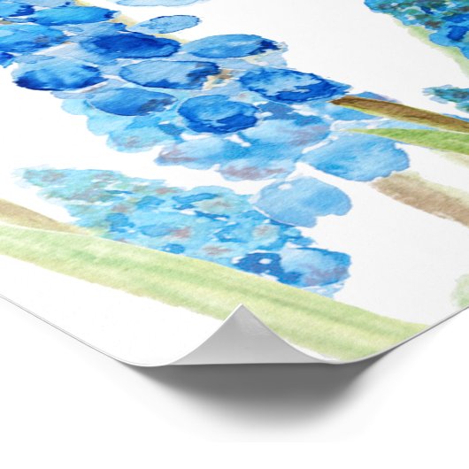 Blauweinwald Poster (Ecke)