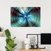 Blauweisheit Poster (Heimbüro)