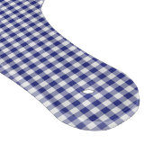 Blauweiße Gingham-CUTTING-PADDLE Schneidebrett (Ecke)