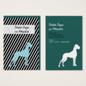 Blauweiße Große Dänen (Vorne & Hinten)