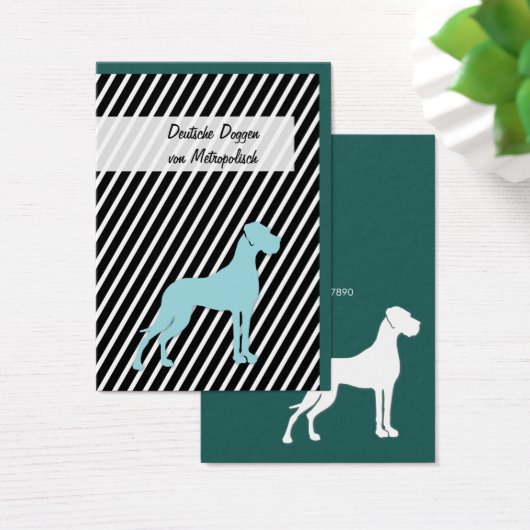 Blauweiße Große Dänen (Schreibtisch)