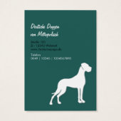 Blauweiße Große Dänen (Rückseite)