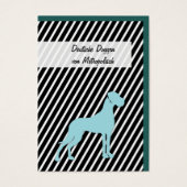 Blauweiße Große Dänen (Vorderseite)