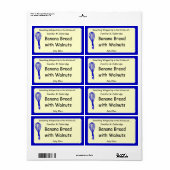 Blauweiße Personalisierte hausgemachte Lebensmitte (Vorne)