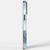 Blauweiße Schneeflocken Case-Mate iPhone Hülle (Rückseite / Rechts)