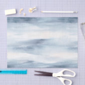 Blauweiße Schneeflocken Seidenpapier (Handwerk)
