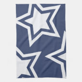 Blauweiße Stars Handtuch (Vertikal)