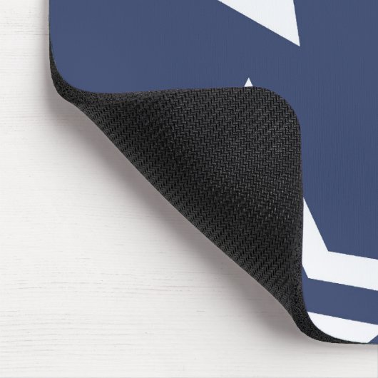 Blauweiße Stars Mousepad (Ecke)