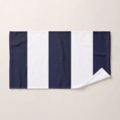 Blauweiße Streifen Badhandtuch Set (Handtuch)