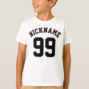 Blauweiße und schwarze Kinder Sports Jersey Des T-Shirt