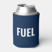 Blauweißer Minimalist cool Dosenkühler (Kanne Vorderseite)