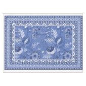 Blauweißes Bohemisches Muster Tischdecke (Vorderseite (Horizontal))