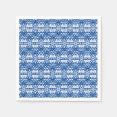 Blauweißes Party Serviette (Vorderseite)
