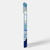 Blauweißes, romantisches Peronengemälde Case-Mate iPhone Hülle (Rückseite / Links)