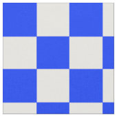 Blauweißes Schachbrettmuster für den Karo Stoff (Nahaufnahme)