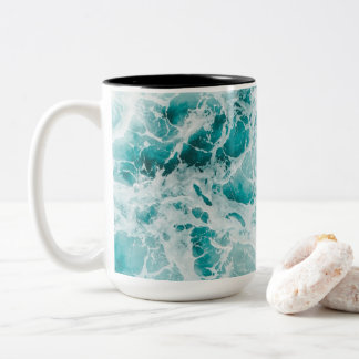 Blauwellen Zweifarbige Tasse