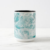 Blauwellen Zweifarbige Tasse (Mittel)