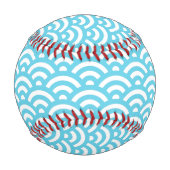 Blauwellenmuster Baseball (Rückseite)