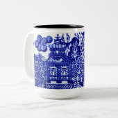 Blauwilddesigns Zweifarbige Tasse (Vorderseite Links)