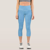 BlauWildleder (aussehend) Leggings (Vorderseite)