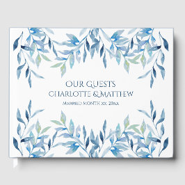 Blauwildzweige, Wasserfarbenhochzeit Gästebuch
