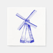 Blauwindmühle Serviette (Vorderseite)