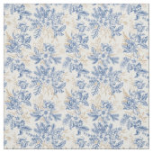 Blauwintermuster für Vintage Blume Stoff (Muster)