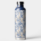 Blauwintermuster für Vintage Blume Trinkflasche (Rechts)