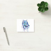 Blauwolf-Grafik Post-it Klebezettel (Büro)