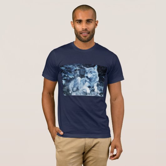 Blauwolf-T - Shirt (Vorne ganz)