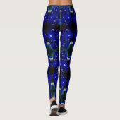 Blauwürfel Leggings (Rückseite)