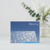 Blauwürfel Postkarte (Stehend Vorderseite)