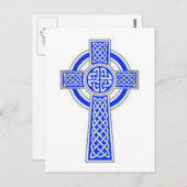 Blauzellenkreuzung Postkarte (Vorne/Hinten)