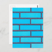 Blauziegel Postkarte (Vorne/Hinten)