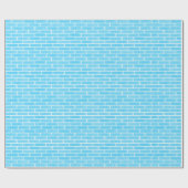 Blauziegeln Geschenkpapier (Flach)