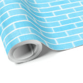 Blauziegeln Geschenkpapier (Rolleneckpunkt)