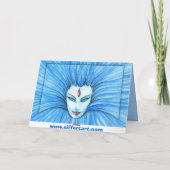 Blauzunge Karte (Rückseite)