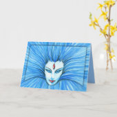 Blauzunge Karte (Gelbe Blume)