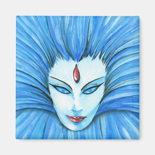 Blauzunge Magnet (Vorne)