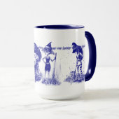 Blauzunge-Tasse Tasse (VorderseiteRechts)