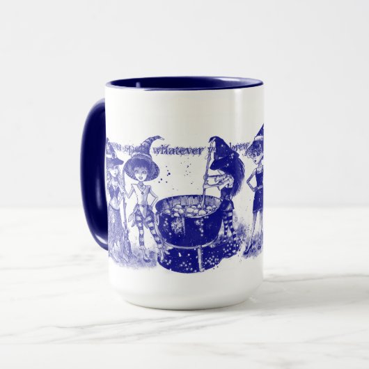 Blauzunge-Tasse Tasse (Vorderseite Links)