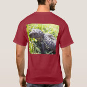 Blauzungenechse, T-Shirt (Rückseite)